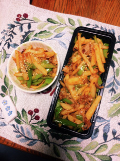 豚肉とジャガイモとピーマンを焼肉タレで-レシピのメイン写真