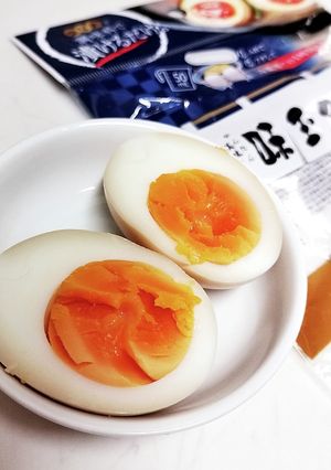 本つゆ使用★味玉名人で味玉★一晩寝かせて-レシピのメイン写真