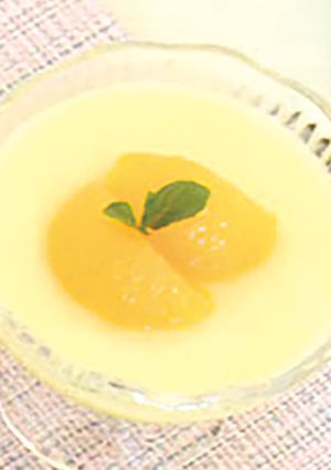 【福島学院短大】オレンジヨーグルトムース-レシピのメイン写真