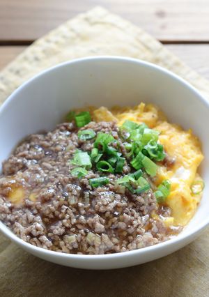 ふんわり卵の肉あんかけ-レシピのメイン写真
