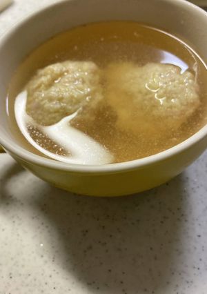 かんたん鶏団子スープ-レシピのメイン写真