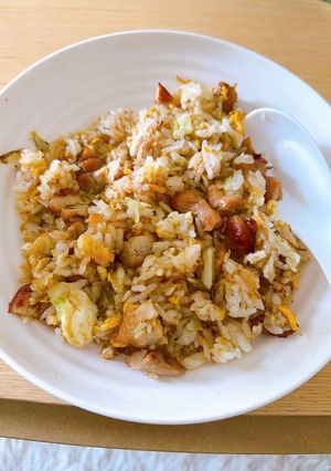 焼鳥キャベツ炒飯【ヘルシーチャーハン】-レシピのメイン写真