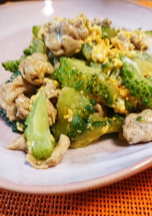 ゴーヤと豚肉の卵チャンプル-レシピのメイン写真