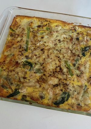 具沢山!生地なし豆乳キッシュ-レシピのメイン写真