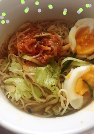 キムチそうめん-レシピのメイン写真
