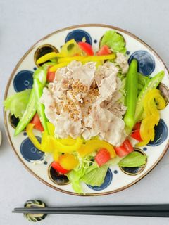 冷しゃぶサラダ酵素ドレッシングがけ-レシピのメイン写真
