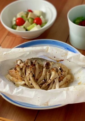 ＊切り身魚の紙包み焼き＊-レシピのメイン写真