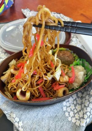 くっつかない♪娘の焼きそば弁当♪-レシピのメイン写真