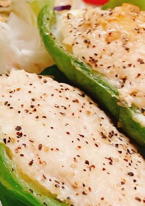 PCN(ピーマンチーズの肉詰め)-レシピのメイン写真