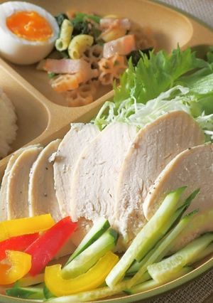 ポリ袋で しっとりサラダチキン-レシピのメイン写真