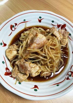 焼肉のタレで豚肉ともやしの炒めもの-レシピのメイン写真