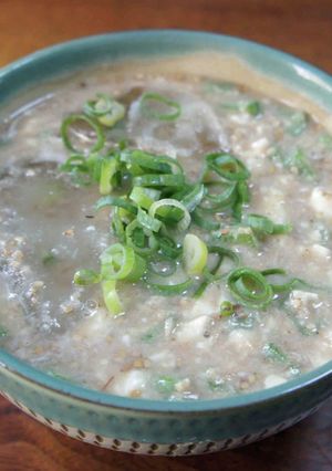 鯖缶とオクラの冷や汁-レシピのメイン写真