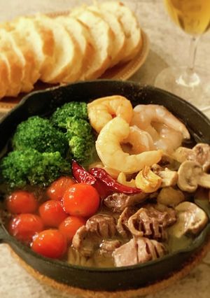 メインになる！アヒージョ盛り合わせ-レシピのメイン写真