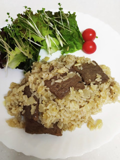 おうちで作る美味しい☆ステーキピラフ-レシピのメイン写真