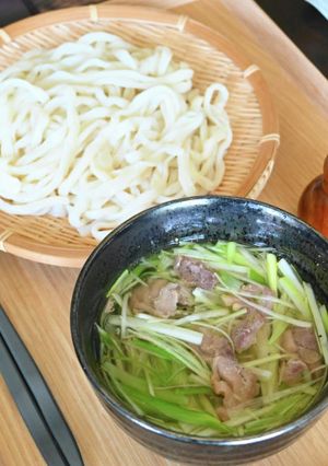 塩肉ねぎ汁うどん(豚or鶏)再現風レシピ-レシピのメイン写真