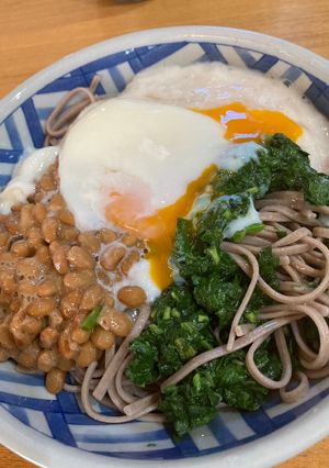 夏はネバネバ蕎麦でスタミナUP！-レシピのメイン写真