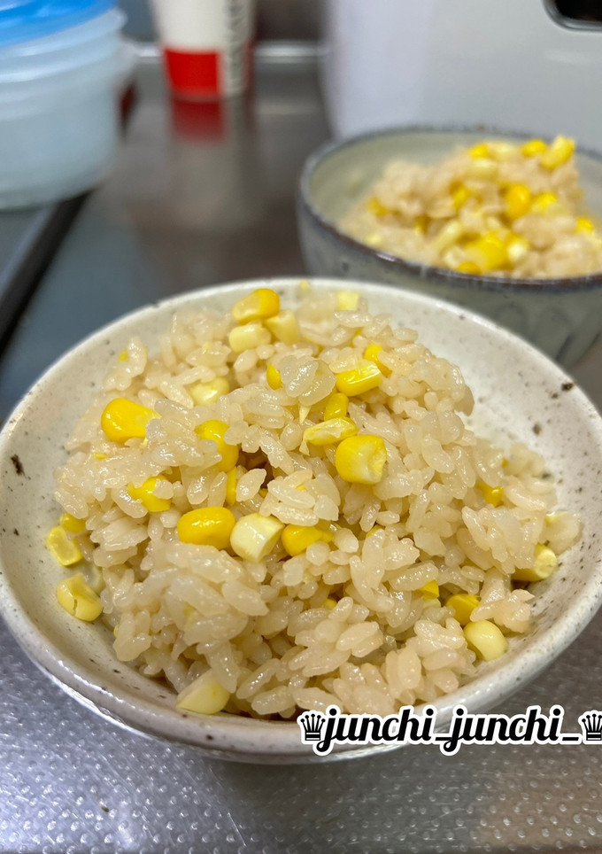 ♡とうもろこしのバター醤油炊き込みご飯♡-レシピのメイン写真