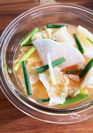 5分|美肌に。効く腸活！簡単水キムチ★-レシピのメイン写真