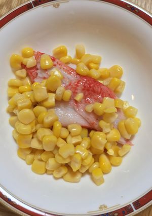 カニカマコーン-レシピのメイン写真