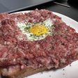 悪魔の夜食コンビーフオープンサンド