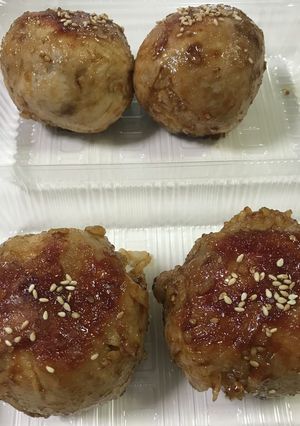 出店の肉巻きおにぎり-レシピのメイン写真