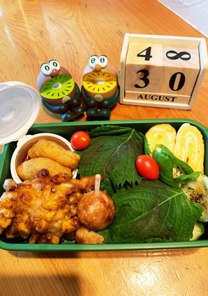 高一長女 お弁当(味噌焼きおにぎり10)-レシピのメイン写真