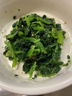 ほうれん草のごまあえ 素と混ぜるだけ-レシピのメイン写真