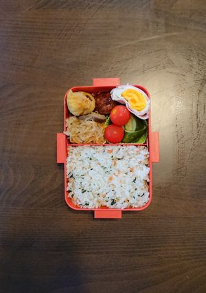 中学生女子弁当2023/08/30-レシピのメイン写真
