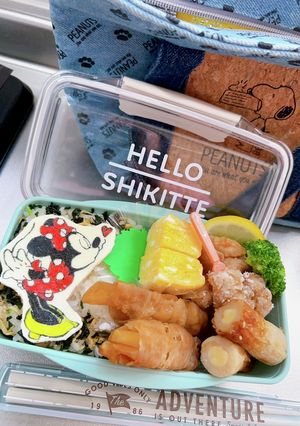 高校男子弁当♡ ミニーちゃん-レシピのメイン写真