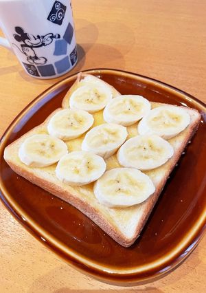 我が家のバナナトースト-レシピのメイン写真