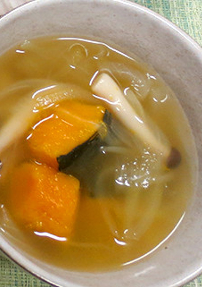 【会津短大】ごろっとかぼちゃのスープ-レシピのメイン写真