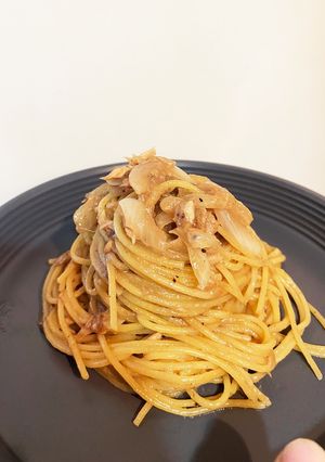 ツナの和風パスタ-レシピのメイン写真
