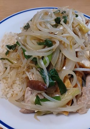 ワンパン★豚と厚揚げの中華炒め-レシピのメイン写真
