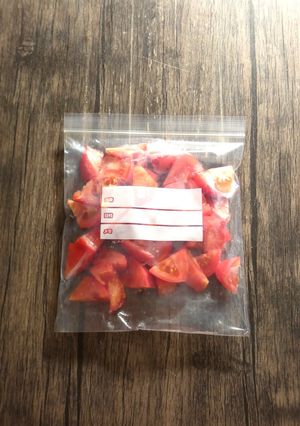 トマトの冷凍保存-レシピのメイン写真