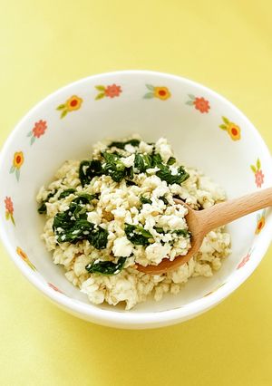 チンゲン菜の白和え （離乳食・後期）-レシピのメイン写真