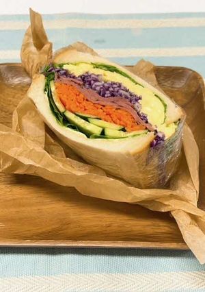 ベジ♪たっぷり野菜のボリュームサンド-レシピのメイン写真