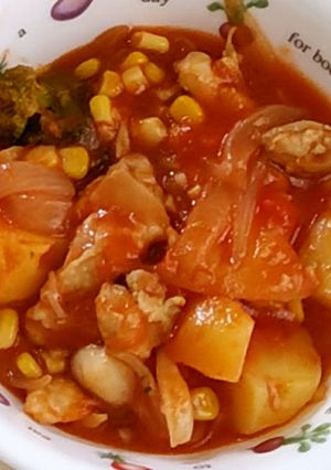 洋風トマト肉じゃが-レシピのメイン写真