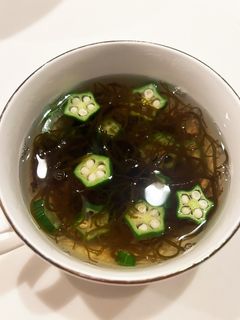 もずくとオクラのスープ-レシピのメイン写真