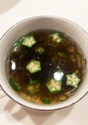もずくとオクラのスープ-レシピのメイン写真