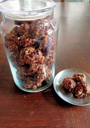 ごろごろオートミールの岩石クッキー-レシピのメイン写真