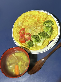 包まないカレーオムレツ-レシピのメイン写真