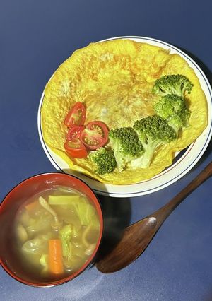 包まないカレーオムレツ-レシピのメイン写真