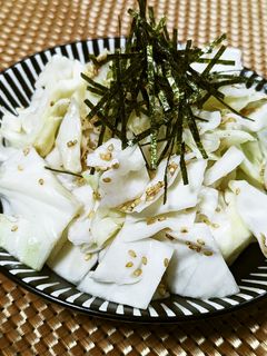 居酒屋レシピ!ごま油香るおつまみキャベツ-レシピのメイン写真