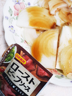 簡単★玉葱のローストビーフソースサラダ-レシピのメイン写真
