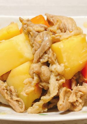 簡単しみしみ♪無水肉じゃが-レシピのメイン写真