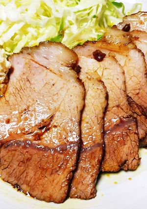 ウスターソース煮豚　カレー風味-レシピのメイン写真