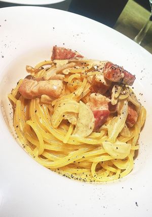 美味すぎる「カフェ超え濃厚カルボナーラ」-レシピのメイン写真