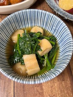 ほうれん草と麸の煮びたし-レシピのメイン写真