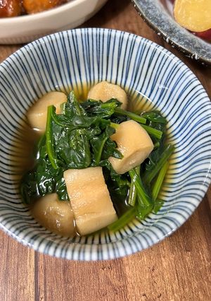 ほうれん草と麸の煮びたし-レシピのメイン写真