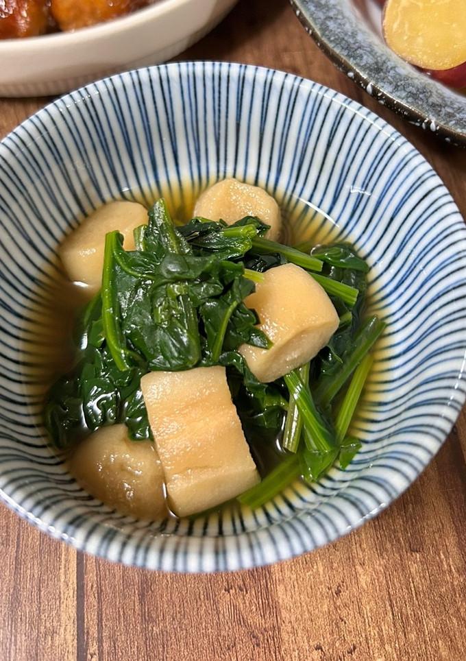 ほうれん草と麸の煮びたし-レシピのメイン写真